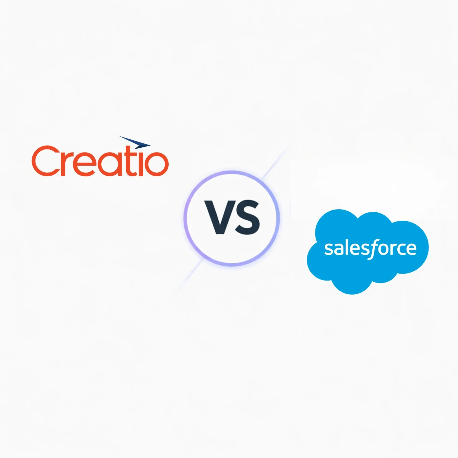 Creatio vs Salesforce CRM comparison for workflow automation and enterprise platform scale