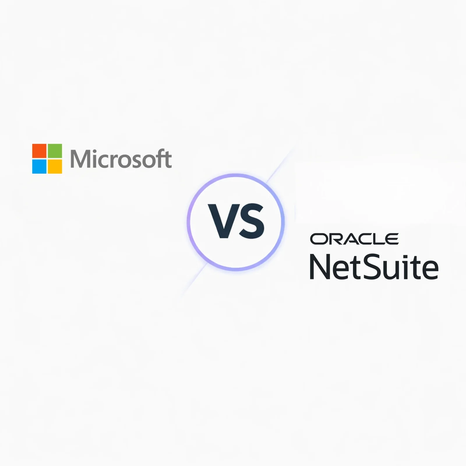 Microsoft Dynamics 365 and NetSuite CRM comparison cover showing CRM-first and ERP-first platform tradeoffs